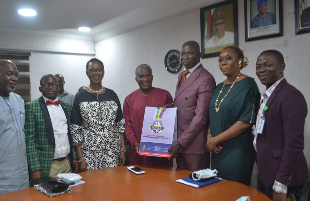 NTDA RECEIVES THE NATIONAL PRESIDENT, NIGERIA INSTITUTE OF TOWN PLANNERS.