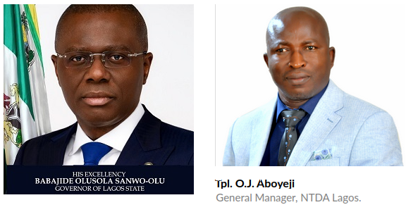 Executive Governor of Lagos state and NTDA GM